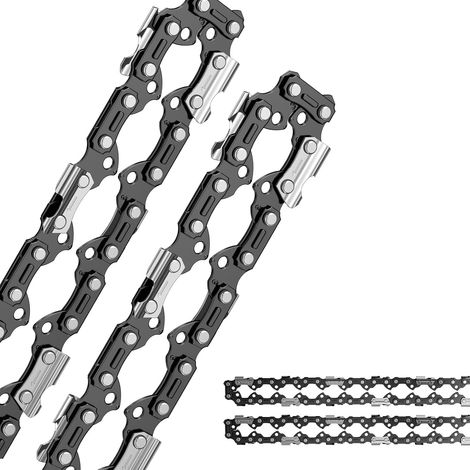 058 Set of 2 x 50 cm Chains 0.325 Inches 76 Drive Links 1.5 mm (1/5)