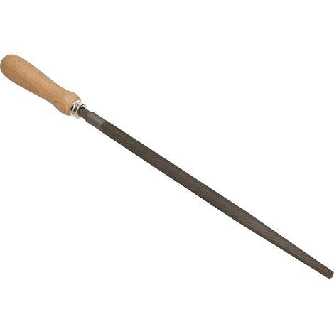 KOTARBAU Lime d'atelier ronde - Longueur : 350 mm - Coupe 2 (moyenne) - Lime à main ronde en métal pour traitement grossier du métal. (1/5)