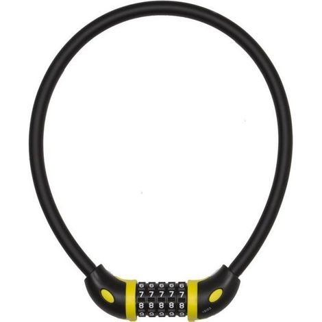 Câble en acier Auvray combi 65 avec cadenas à combinaison - longueur 65 cm, diamètre 12 mm (1/4)