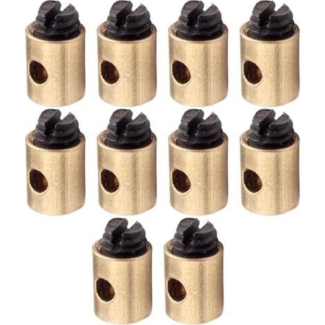 Gaszugklemme für Motorräder, geeignet für verschiedene Fahrzeuge und Gartengeräte, 5 x 6 mm (10 Stück) (1/5)