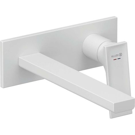 Kludi Decus - Mitigeur de lavabo encastré, blanc mat 542455375 (1/2)