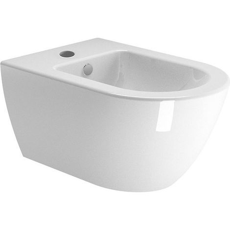 Bidet suspendu PURA 36x55cm, blanc ExtraGlaze (1/3)