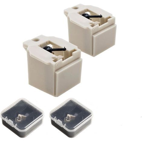 Lot de 2 stylets de rechange à pointe diamant ATN3600L, compatibles avec les platines vinyles Audio-Technica AT-LP60x, AT-LP60xBT, AT-LP60xUSB, AT-LP60, AT-LP60-USB, AT-SB727, AT-SB2022, Crosley C100 (1/5)