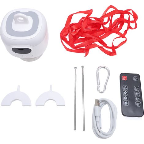 Ortviai Ventilateur suspendu anti-mouches USB réglable et silencieux pour cuisine, charcuterie, extérieur – 11,8 x 5,5 cm