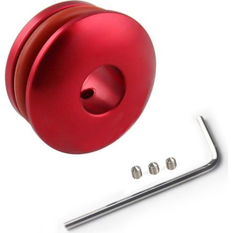 Pièces de modification automobile : limiteur de levier de vitesse, base de fixation du pommeau de levier de vitesse, clip de pommeau de levier de vitesse (une pièce) - Rouge (1/3)