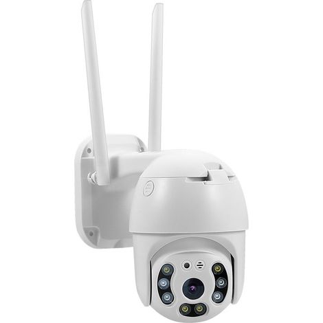 Caméra commutable 1080P WIFI CCTV Caméra dôme extérieure de sécurité Surveillance sans fil IP Caméra couleur nuit