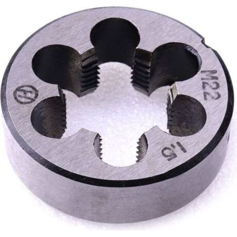 Filières métriques,M22 X 1.5mm métrique droite fil main Die, 1pc (1/5)
