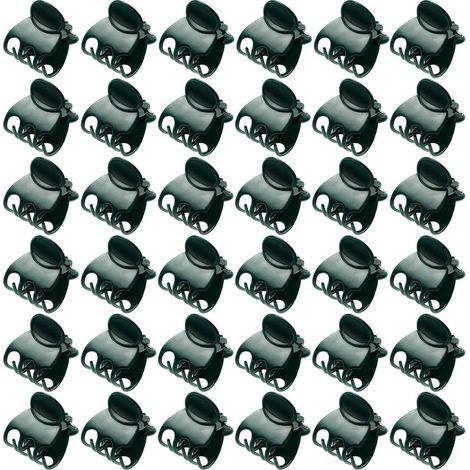 Pack of 100 Green Plastic Orchid Clips for Garden Plants and Flowers (1/5)