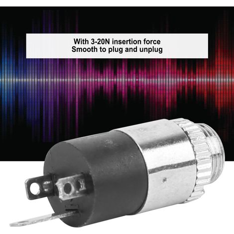 Prise jack audio/vidéo 3,5 mm PJ-392 avec vis, prise casque stéréo 3,5 mm avec vis (1/5)