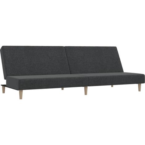 Canapé-lit,Canapé convertible à 2 places gris foncé tissu CFW14500 (1/5)