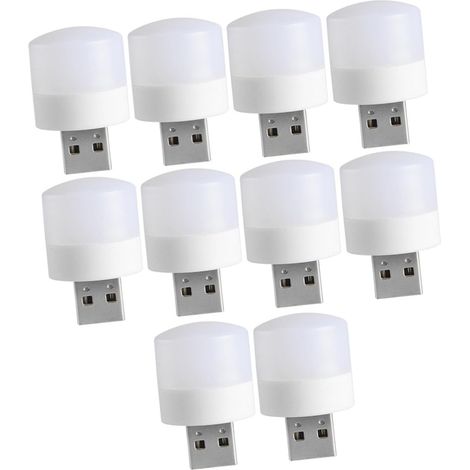 Veilleuse USB LED Portable Mini 10 Pièces pour Chambre (1/5)