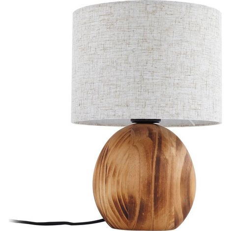 Table Lamp 'Mayumi' made of Wood for Living Room & Dining Room (1/5)