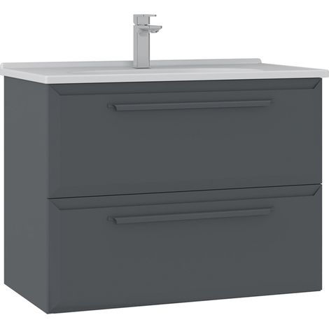Waschtischunterschrank "Nuvola 80 v2" – 80 x 50 x 62 cm – Anthrazit (1/3)