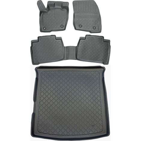 Juego de alfombrillas para coche y maletero para Ford S-Max II Minivan desde septiembre de 2015. (1/5)