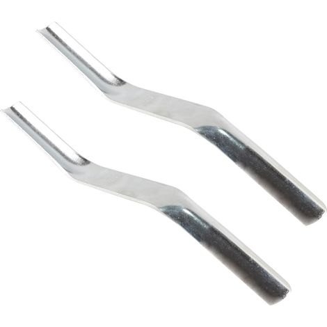 Lot De 2 Outils De Jointoiement De Briques 3/4" X 5/8" À Double Extrémité pour Mortier De Finition De Briques, Outil De Jointoiement pour Joints Entre Briques (1/5)