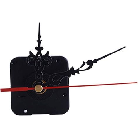 Horloge de Remplacement Horloge de Bricolage Mural Horloge de Quartz Accessoires de mécanisme Horloge pour Le Salon - Noir (1/5)