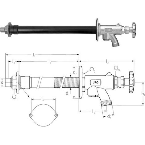 JRG Gartenventil antifrost 1/2" PN10