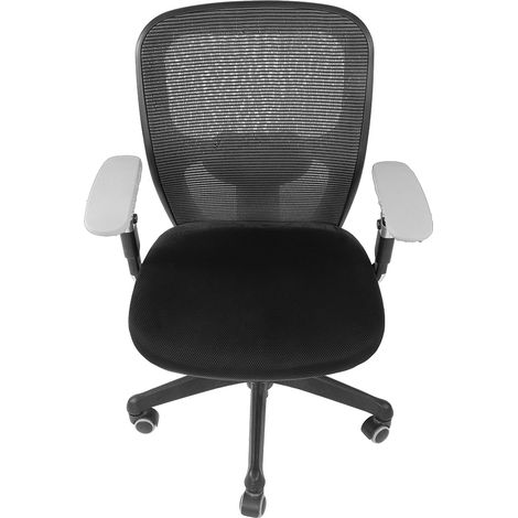 Une paire de housses élastiques et extensibles pour accoudoirs de chaise de bureau, amovibles et protectrices pour accoudoirs de chaise d'ordinateur. (1/5)