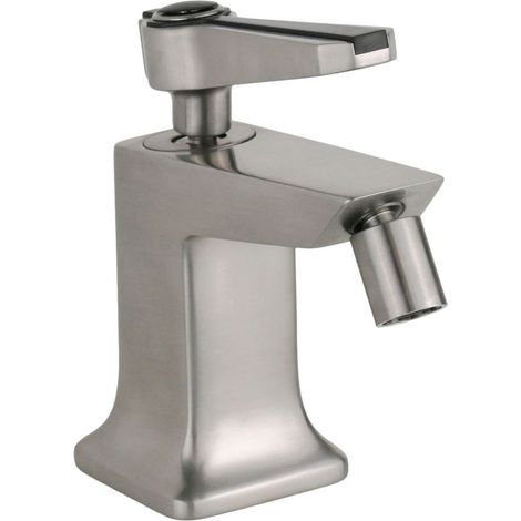 Miscelatore bidet monoforo colore acciaio spazzolato con piletta clic clac Mamoli 1938 51380000065F Acciaio Spazzolato