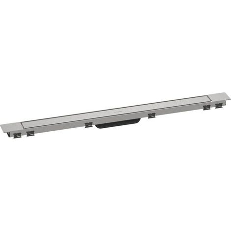 [GEBRAUCHT] B-Ware hansgrohe Duschrinne Ablauf RainDrain Match Fertigset Edelstahl rechteckig 900mm (1/2)