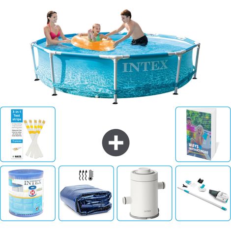 Frame Pool Rund - 305x76 cm - 7-teilig S120