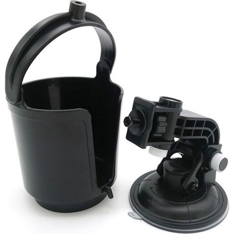 Shipenophy Support de verre de voiture de boisson de ventouse Voiture Auto tasse porte-boissons support auto d'amenagement Noir (1/5)