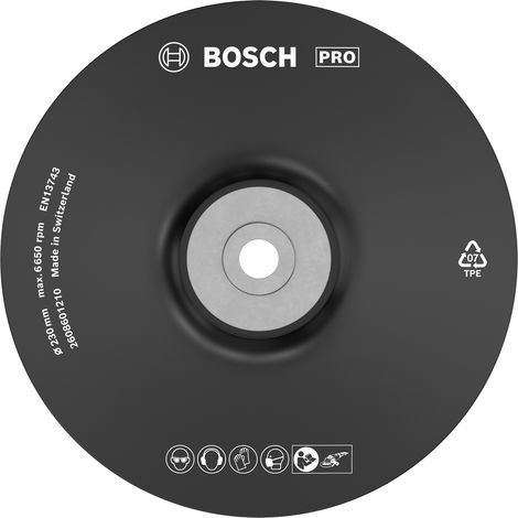 Bosch Function cutting/grinding PRO Backing Pad Soft 230mm M14 2608601210