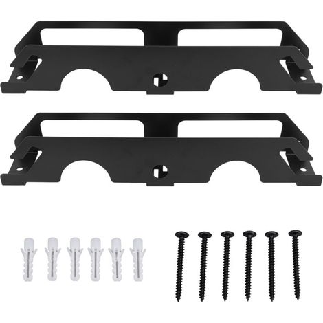 Supports pour meuleuses d'angle, lot de 2 supports pour meuleuses, découpeuses et outils électriques, étagères de rangement murales pour l'organisation de l'atelier et du garage