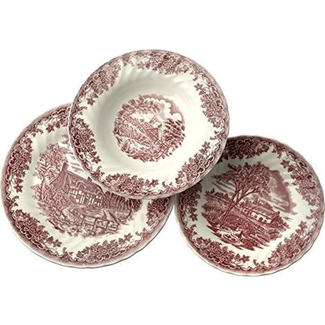 Churchill 18 Pezzi Etw Decoro Brookpink Arredo Tavola (1/2)