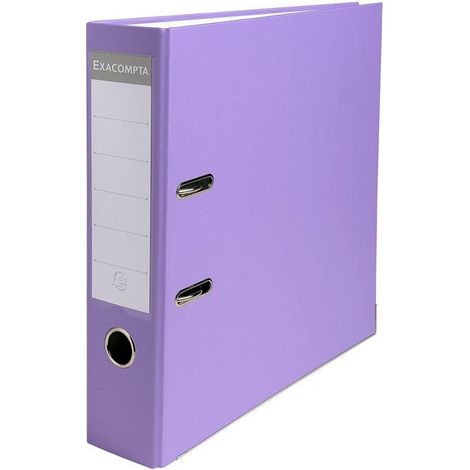 Classeur à levier - BUDGET - 918417B - A4 - Dos 80 mm - Coloris lilas