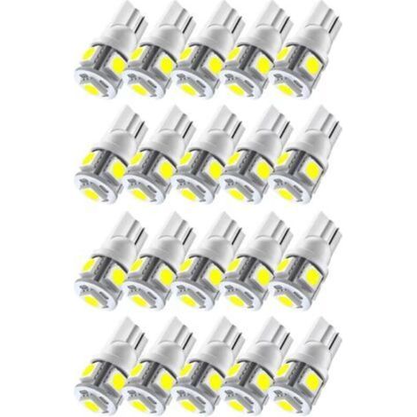 (20PCS) W5W T10 5050 5SMD LED Car Reading Light (1/5)