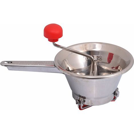 Passatutto per pomodoro legumi zuppe vellutate frutta manuale per alimenti in acciaio inossidabile CM20 con 3 dischi con piedini (1/4)