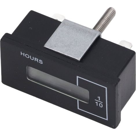 Compteur Heures Universel LCD pour Engins de Chantier, Minuteur Électronique Industriel DC12‑36V avec Puce Intégrée (1/5)