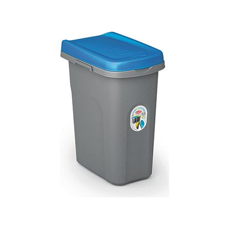 Stefanplast Pattumiera Eco System 15 Litri Grigio-Blu (1/2)