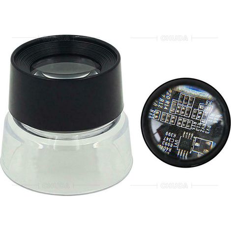 Loupe cylindrique 10X pour bijoux, circuits imprimés (1/5)