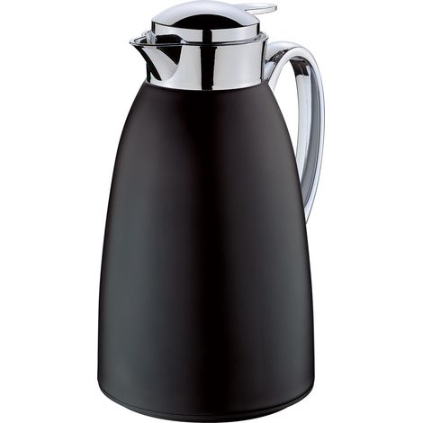 Caraffa termica Cilio Venezia, acciaio inox, 1,0 l, diametro 14 x 27 cm, nero opaco