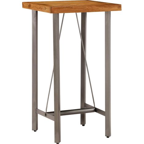 Maison Exclusive - Barový stůl masivní recyklované dřevo 60 x 60 x 107 cm (1/5)