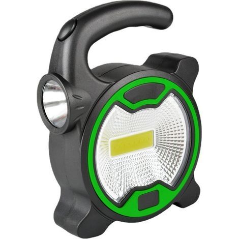 Tragbarer COB-Scheinwerfer, 3 AA-Batterien, Mini-Campinglampe, tragbare Taschenlampe fürs Zelt (1/5)
