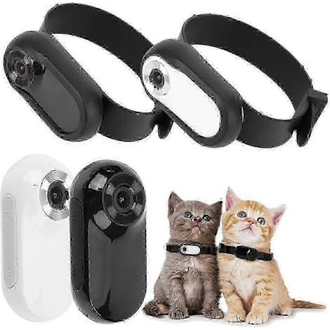 Caméra sans fil HD 1080p pour collier de surveillance pour chats et chiens. enregistreur vidéo. caméra portable. adaptée à une utilisation intérieure et extérieure (1/5)