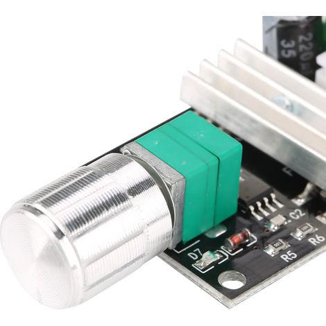 PWM-Gleichstrommotor-Drehzahlregler, 6V/12V/24V, 3A Drehzahlregler mit Vorwärts-/Rückwärtsschaltfunktion. (1/5)