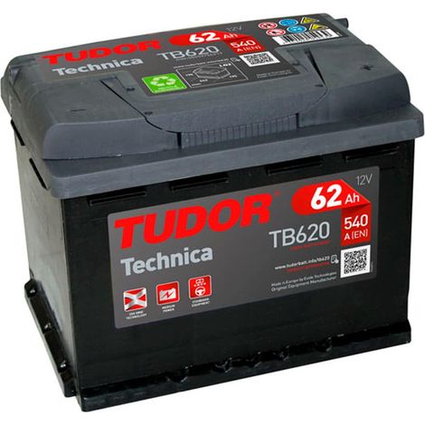 Tudor TB620 batería de coche 62Ah 540A EN