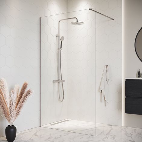 Douche à l’italienne Florida - 120 x 200 cm - Badplaats - Chrome