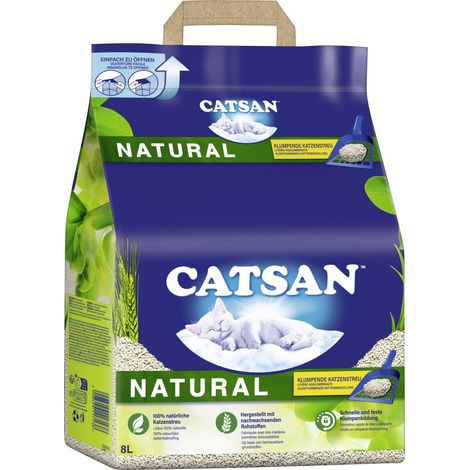 Catsan Natural Streu 8 l (1/3)
