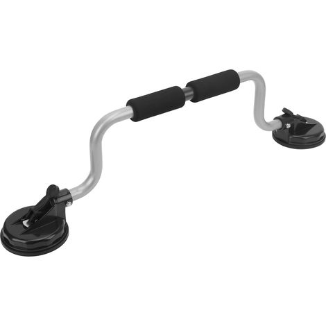 Support de chargement à rouleaux pour kayak, facile à assembler et multifonctionnel, avec ventouse pour voiture, protège des rayures. Modèle KY-OE04-S argenté. (1/5)
