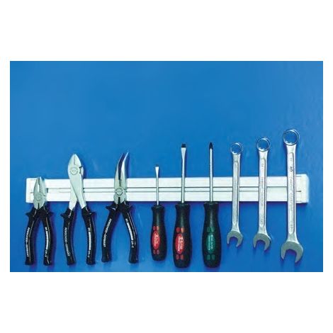 Listón magnético de 50 cm para colgar herramientas Mannesmann (1/3)