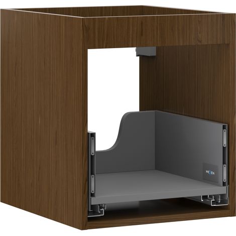 Mexen Box-A cuerpo de armario bajo lavabo 40 cm, 1 cajón, nogal - 91AX0-0400-470-1-86 (1/4)