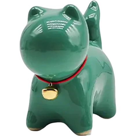 Jolie Figurine de Petit Animal en céramique, décoration de Chaton, Ornement pour Table ou Bureau à Domicile, étagère, Espace, de Pendaison de crémaillère (1/5)