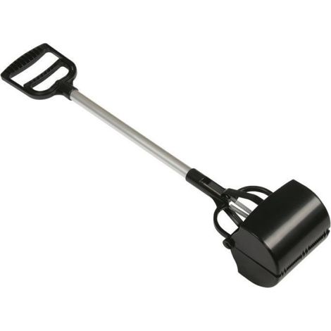 Pelle à excréments - - Grand 70cm - Noir - Pour chien - Plastique