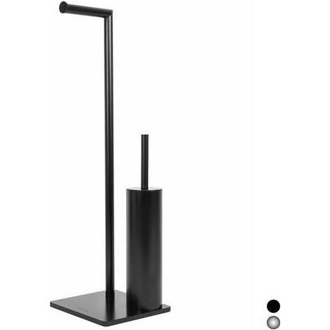 PIANTANA WC MOD. ZERO METAFORM Misura: Nero cm 20 x h. 65 x 18