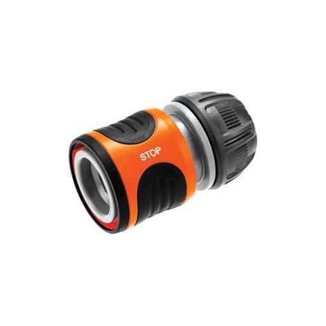 RACCORDO RAPIDO CON PORTAGOMMA E ACQUASTOP- - per tubi da 3/4 in blister (18214-20) - 2 blister GARDENA